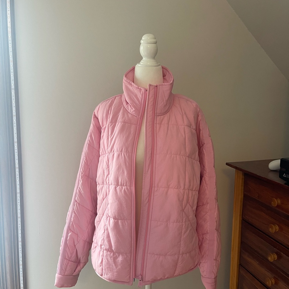 FP Movement by Free People Light Pink Puffer Jacket